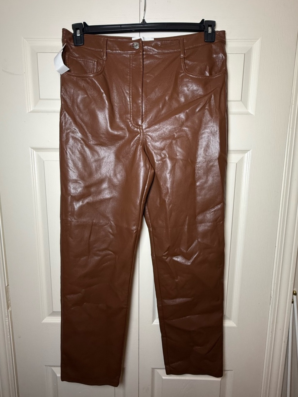 Aritzia Wilfred Melina Super High-Rise Pant Faux Leather Pants